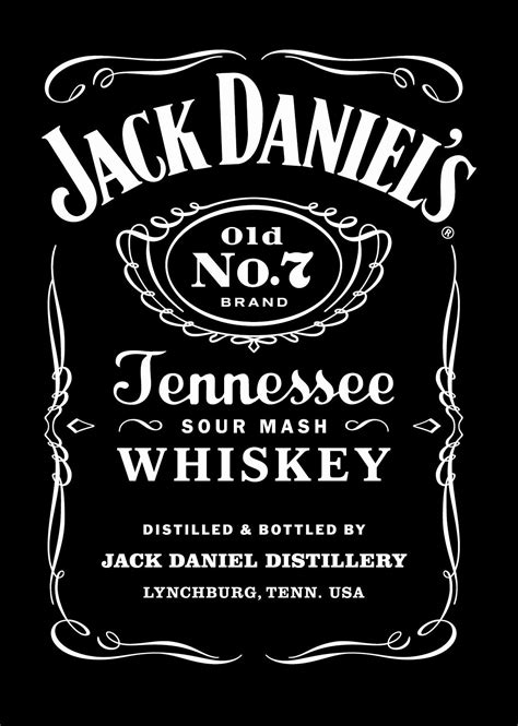 Jack Daniels Label Template